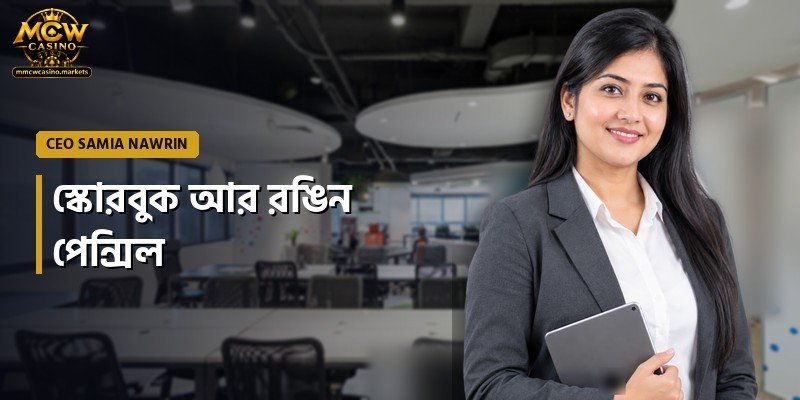 স্কোরবুক আর রঙিন পেন্সিল